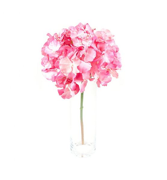 Umělá květina Sia Home Fashion Hortenzie růžová 50cm