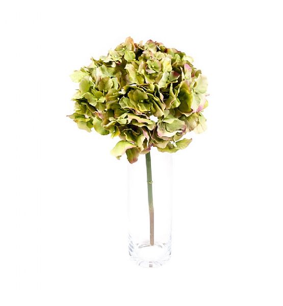 Umělá květina Sia Home Fashion Hortenzie zelená 50cm