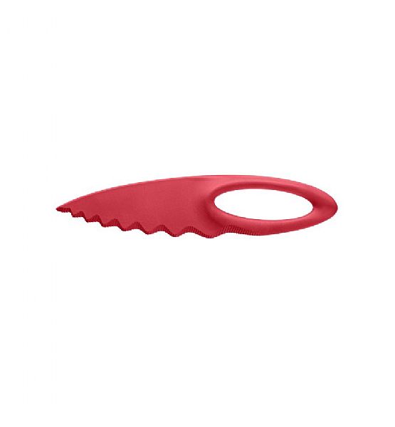 Plastový nůž Koziol Sahsa L červený  30x7x2 cm