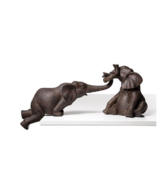 Dekorační soška sloni Kare Design polyresin 21,5x54x18 cm