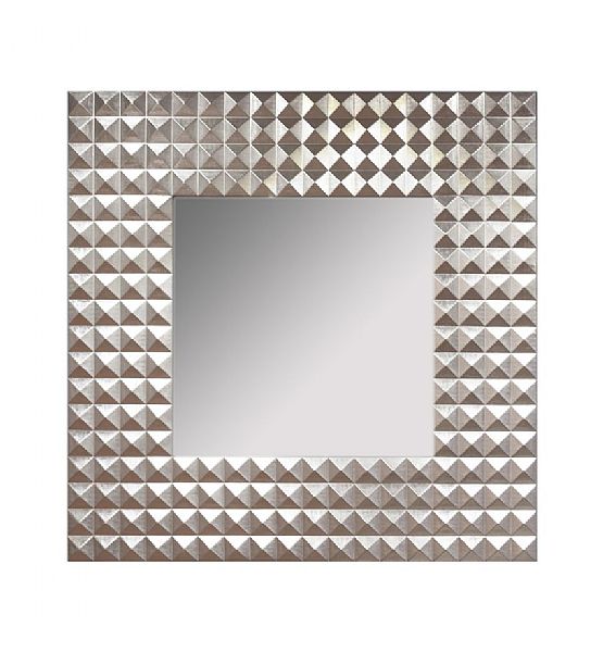 Zrcadlo Stardeco stříbrné SQUARE 92x92x4cm