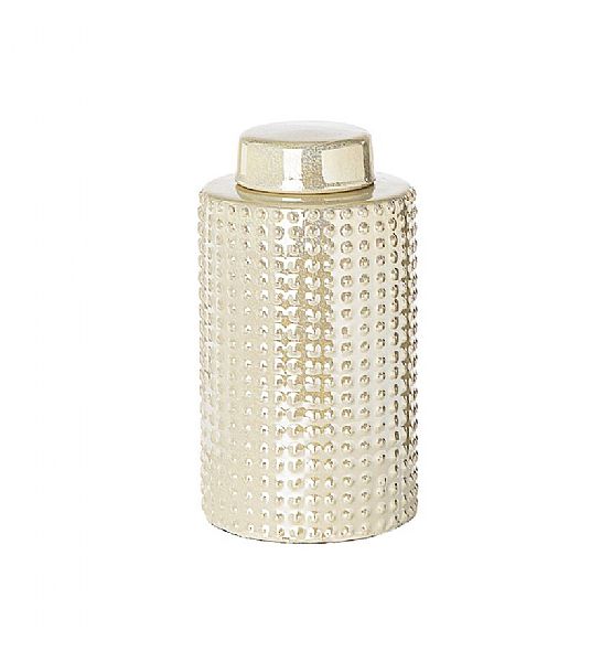 Keramická váza Sia Home Fashion perleťová 26x13cm