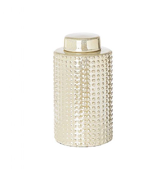 Keramická váza Sia Home Fashion perleťová 26x13cm