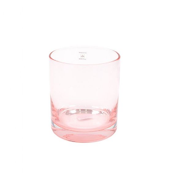 Skleněná váza Sia Home Fashion růžová OSAKA 15x17 cm