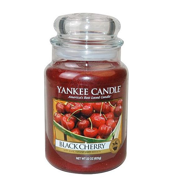 Vonná svíčka Yankee Candle Black Cherry classic velký 623g/150hod