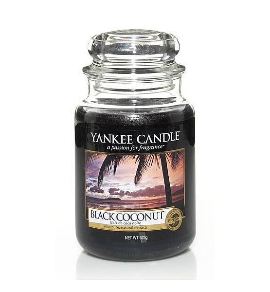 Vonná svíčka Yankee Candle Black Coconut classic velký 623g/150hod