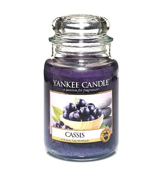 Vonná svíčka Yankee Candle Cassis classic velký 623g/150hod