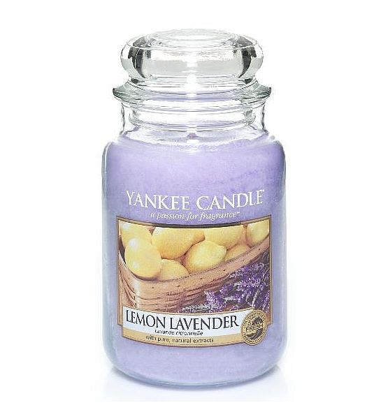 Vonná svíčka Yankee Candle Lemon Lavender classic velký 623g/150hod