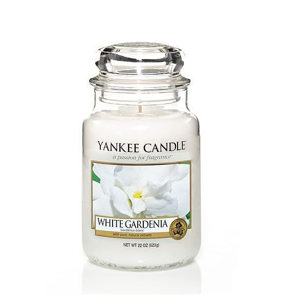 Vonná svíčka Yankee Candle White Gardenia classic velký 623g/150hod