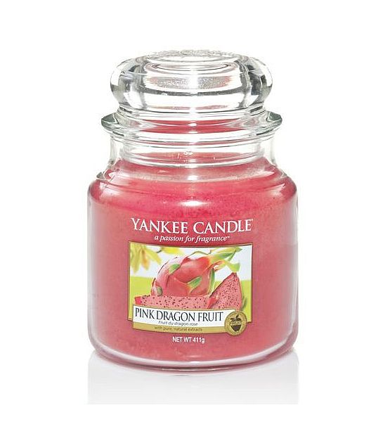 Vonná svíčka Yankee Candle Pink Dragonfruit classic střední 411g/90hod