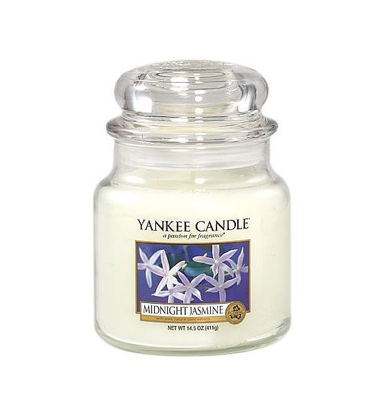 Vonná svíčka Yankee Candle Midnight Jasmine classic střední 411g/90hod