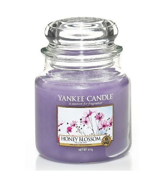 Vonná svíčka Yankee Candle Honey Blossom classic střední 411g/90hod