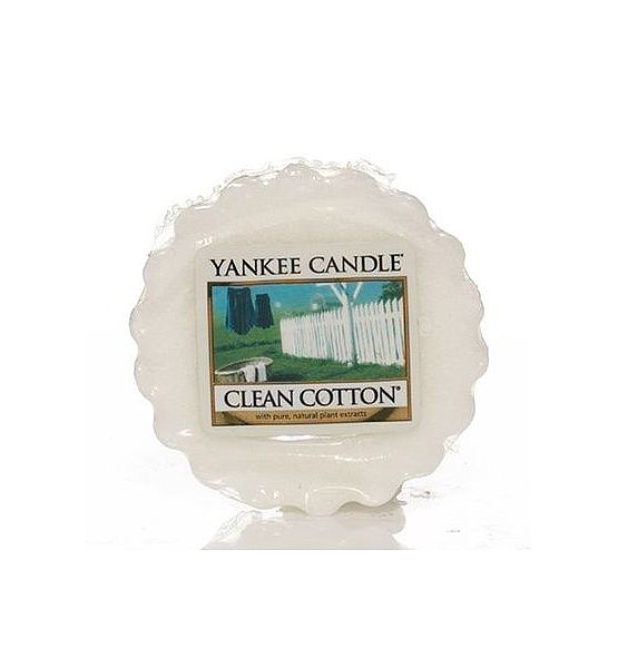 Vonný vosk do aromalampy Yankee Candle Clean Cotton 22g/8hod
