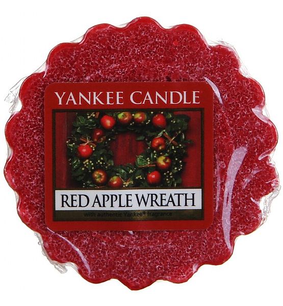 Vonný vosk do aromalampy Yankee Candle Red Apple Wreath 22g/8hod
