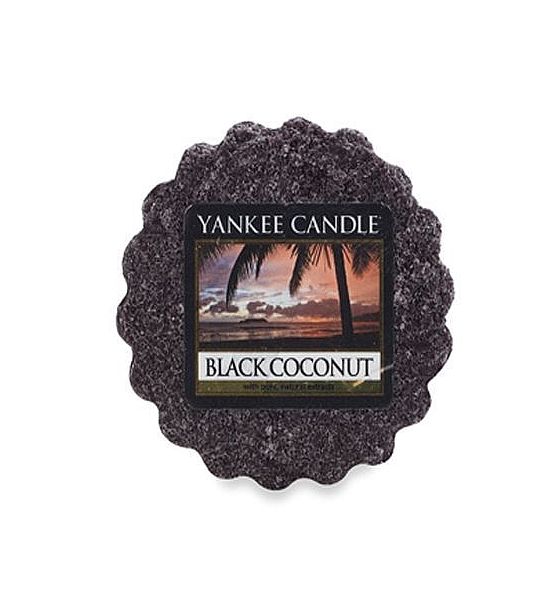Vonný vosk do aromalampy Yankee Candle Black Coconut 22g/8hod