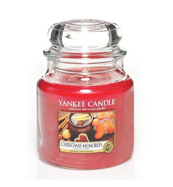 Vonná svíčka Yankee Candle Christmas Memories classic střední 411g/90hod