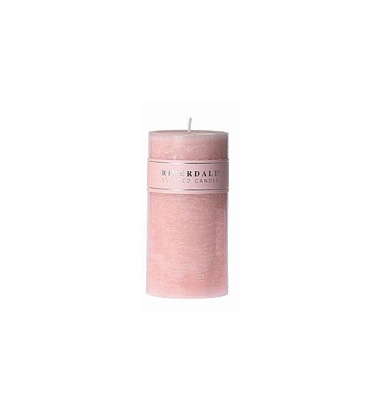Svíčka růžová Riverdale 15x7,5cm - 72hod