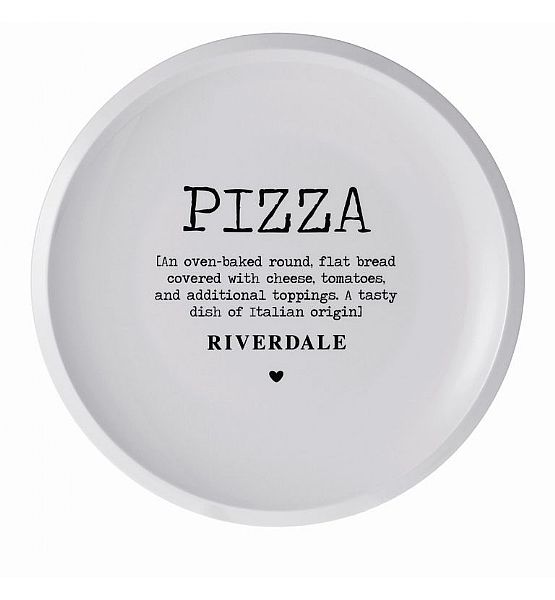 Keramický talíř na pizzu Riverdale 30 cm