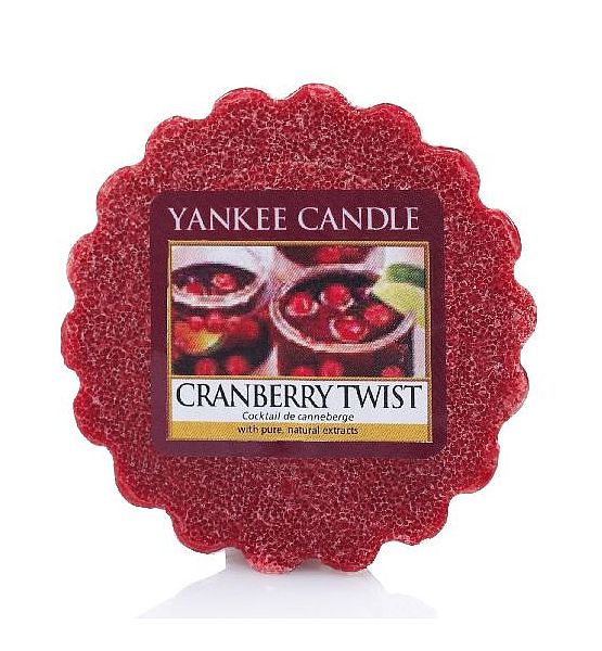 Vonný vosk do aromalampy Yankee Candle Cranberry Twist 22g/8hod