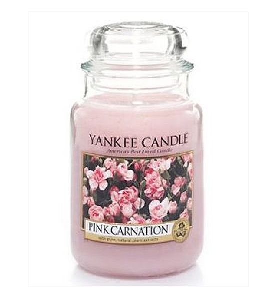 Vonná svíčka Yankee Candle Pink Carnation classic velký  623g/150hod