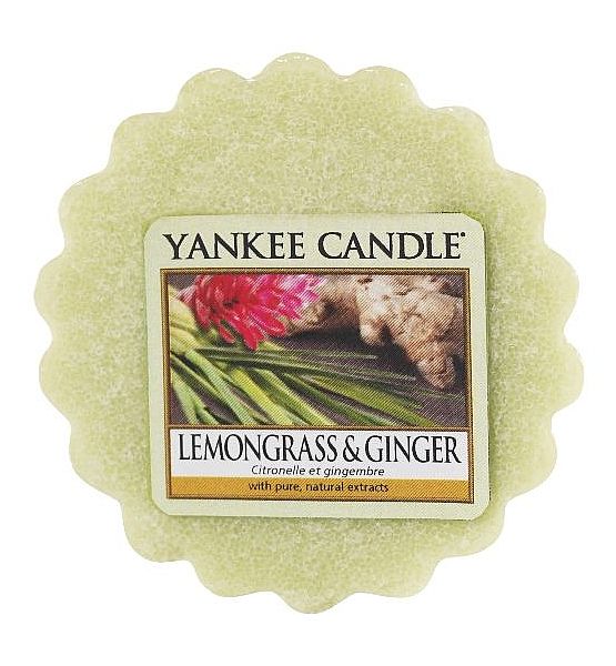Vonný vosk do aromalampy Yankee Candle Lemongrass & Ginger 22g/8hod