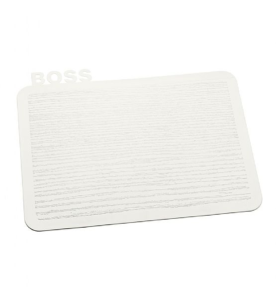 Kuchyňské prkénko Koziol plast Boss bílé 25x17,5 cm