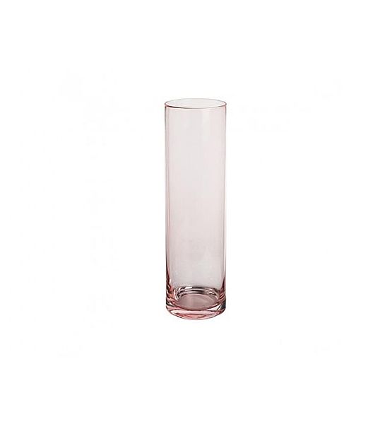 Váza Sia Home Fashion OSAKA sklo růžová 52x15cm