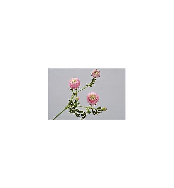 Umělá květina Silk-ka Pryskyřník sv.růžový 65cm