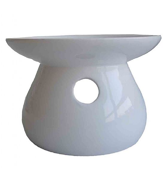Aromalampa Stardeco keramika bílá 8,5x12,5cm