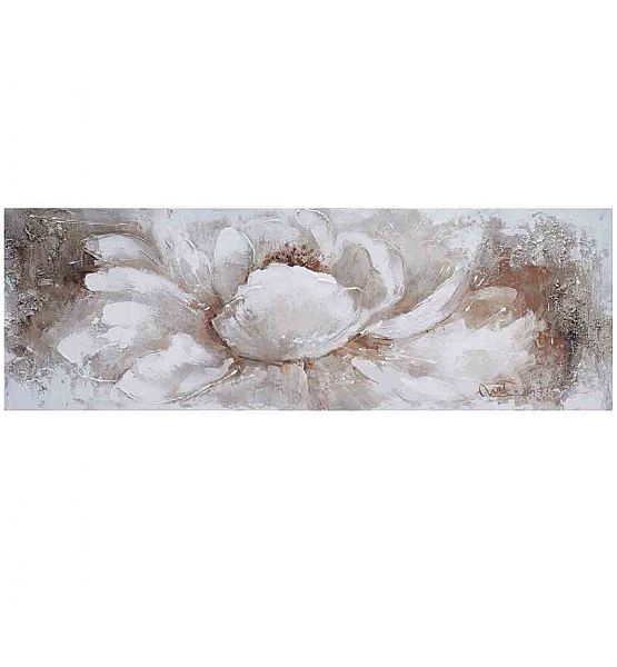 Ručně malovaný obraz Stardeco květ 50x150cm