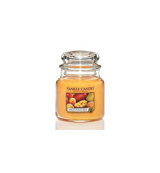 Vonná svíčka Yankee Candle Mango Peach Salsa classic střední 411g/90hod