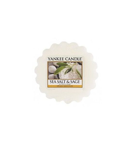 Vonný vosk do aromalampy Yankee Candle Sea Salt & Sage 22g/8hod