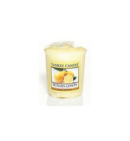 Vonná votivní svíčka Yankee Candle Sicilian Lemon 49g/15hod