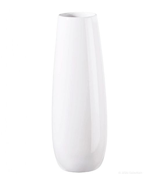 Váza Asa Selection EASE keramická bílá 25x6/8 cm