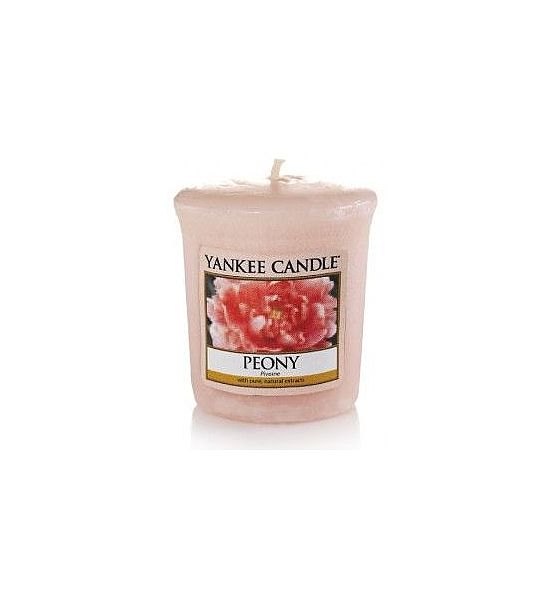 Vonná votivní svíčka Yankee Candle Peony 49g/15hod