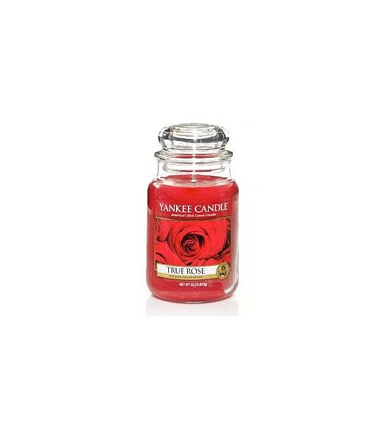 Vonná svíčka Yankee Candle True Rose classic velký 623g/150hod