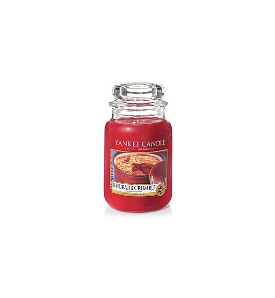 Vonná svíčka Yankee Candle Rhubarb Crumble classic velký  623g/150hod