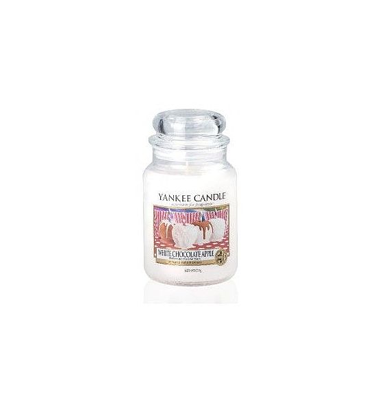 Vonná svíčka Yankee Candle White Chocolate Apple classic velký 623g/150hod