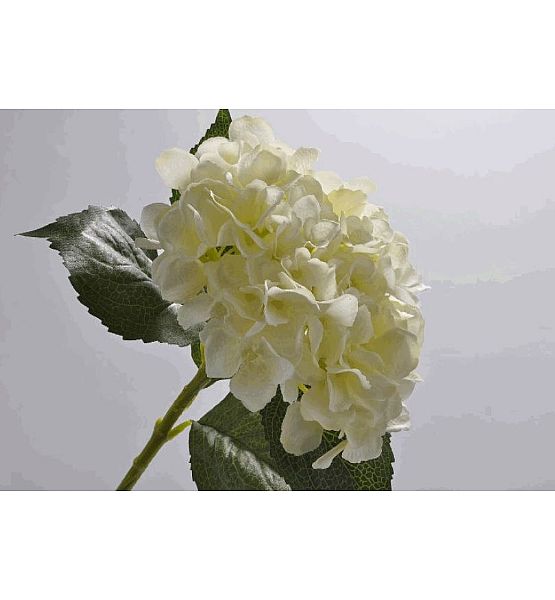Umělá květina Silk-ka Hortenzie krémová 56cm