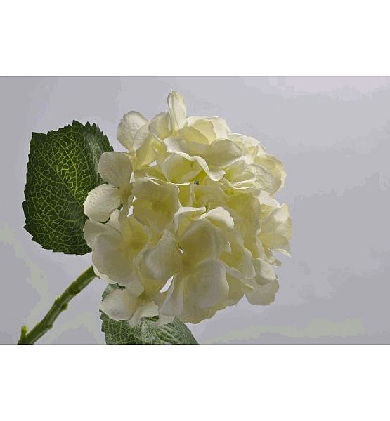 Umělá květina Silk-ka Hortenzie krémová 38cm