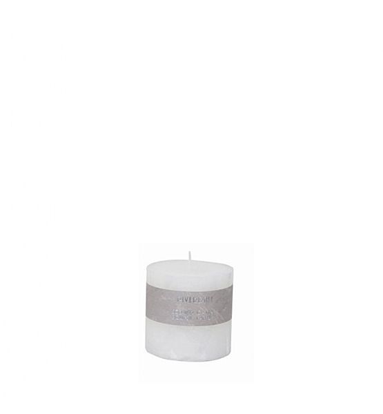 Svíčka Riverdale 7,5x7,5 cm bílá