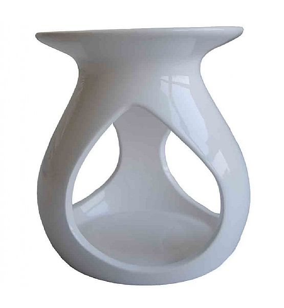 Aromalampa Stardeco bílá 11,5x10,5cm keramika