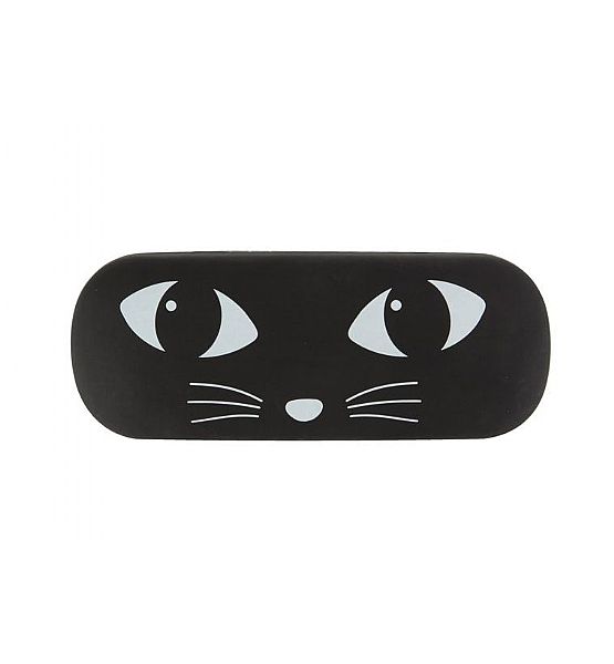 Pouzdro na brýle Sass & Belle černá kočka Black Cat 16x6x4 cm