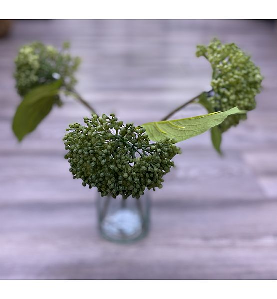 Umělá květina Silk-ka bobule zelené 40 cm