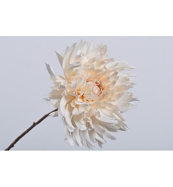 Umělá květina Silk-ka Jiřina Stem crémová 56 cm
