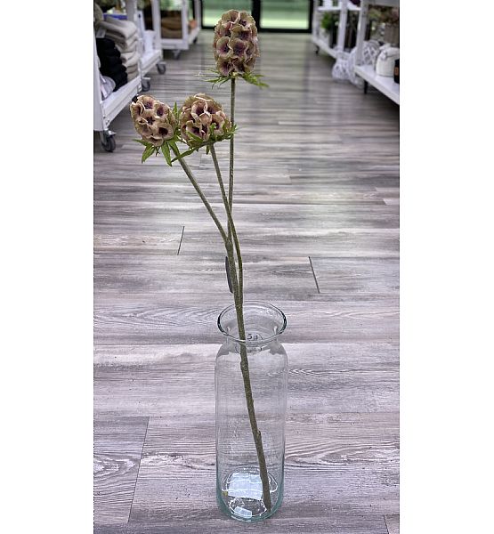 Umělá květina Silk-ka Hlaváč nafialovělý 64 cm