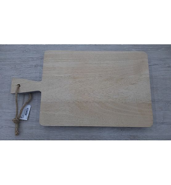 Kuchyňské prkénko dřevěné hranaté 26x46x3 cm