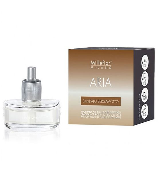 Náplň do elektrického difuzéru Millefiori Milano ARIA Sandalo Bergamotto 20ml