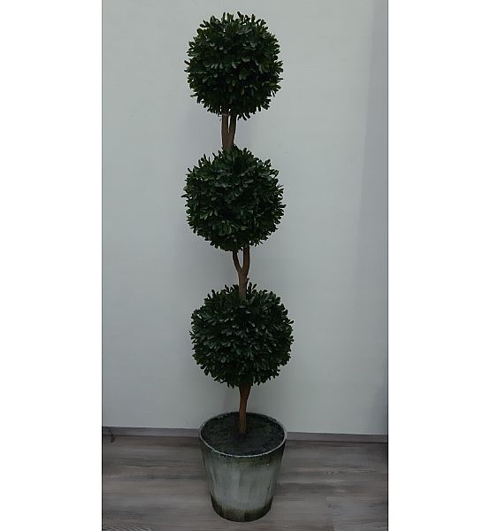 Umělá květina Sia Home Fashion Buxus v květináči 93cm zelený