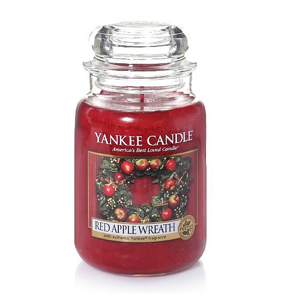 Vonná svíčka Yankee Candle Red Apple Wreath classic velký  623g/150hod